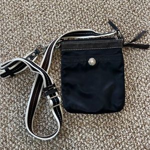 COACH nylon black crossbody bag